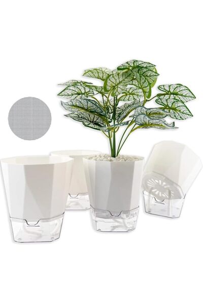 Generic Plastic Self Watering Plant Pots,Plastic Flower Pots with Drainage Ho...