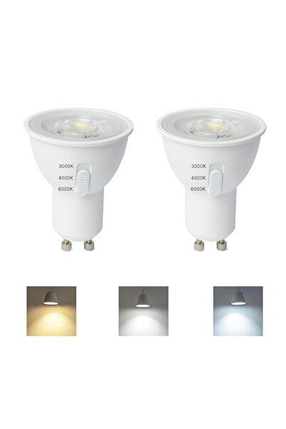 Generic GU10 LED Bulbs 5W, 3 Colour Temperatures 3000K/4000K/6000K, Replaces ...