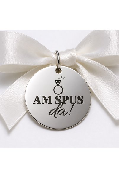 Simoshop Bănuț Nuntă din Argint 925 „Am spus da!" – Bănuț de Logodnă în Român...