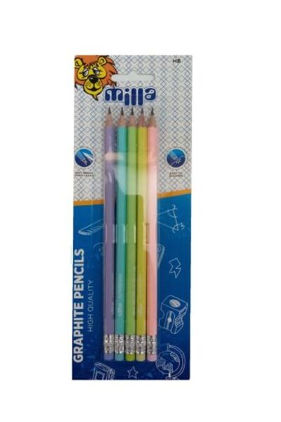 MİLLA Creion grafit Pastel 5/set