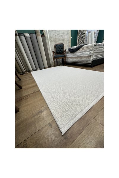 Destan Home Destan Halı Azure 1780 Beyaz Makine %100 AKRİLİK Uzun Ömürlü Mode...