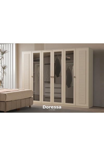 Doressa Living Hens 6 Kapılı Gardırop