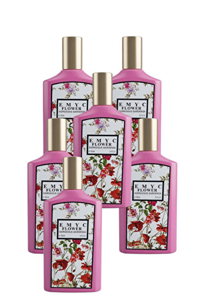 EMYC 6 Pieces Flower Gorgeous Gardenia Perfume 100ML