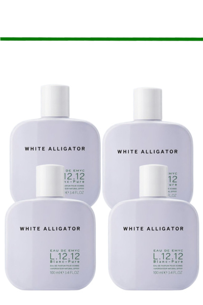 EMYC 4 Pieces White Alligator Perfume 100ML