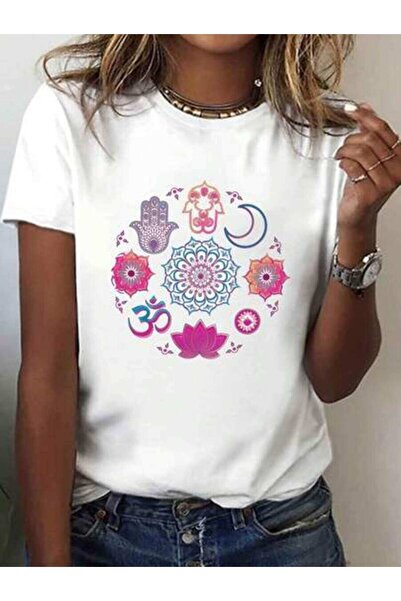 29CUN Oversized T-Shirt, Loose Fit, Flat Print. A Casual Short-Sleeve Crew Ne...