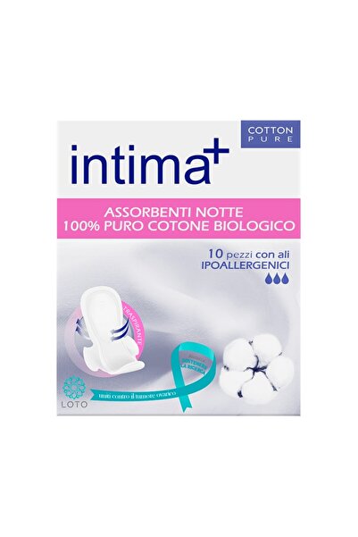 Intima plus Set 2 x 10 Absorbante Hipoalergenice Intima Plus, 100 % Bumbac, N...