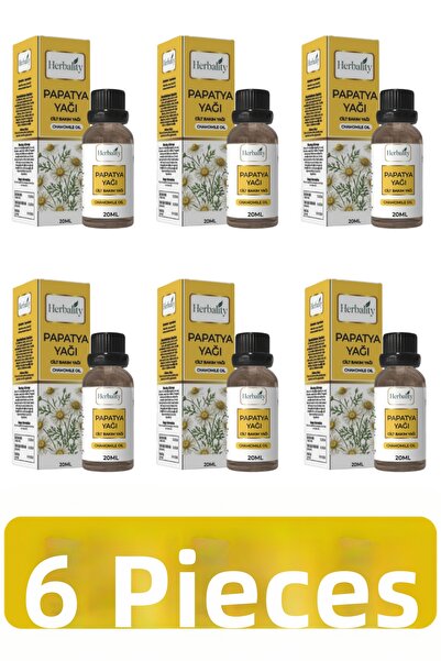 herbalıty زيت البابونج 20 مل 6*قطعة