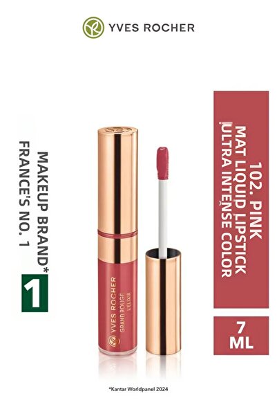 Yves Rocher 12 Hours Lasting Matte Liquid Lipstick Ultra Intense Pigmented 7 ...