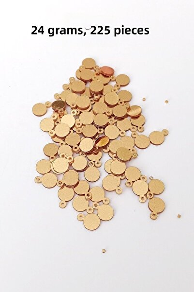 Generic Brand Oya فستان سهرة قلادة سوار شبكي معدني بلاستيك ترتر ذهبي اللون 24...
