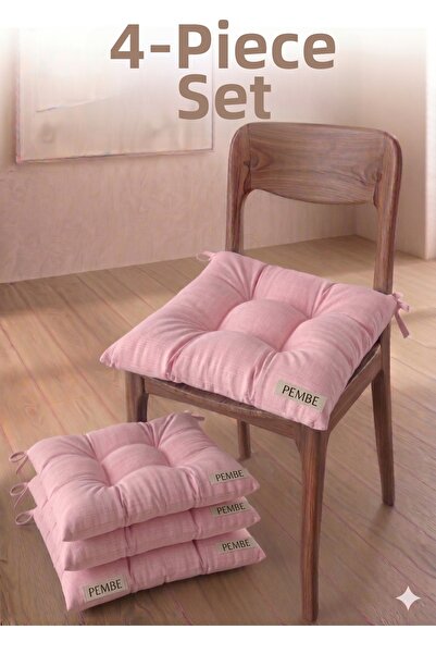 Mirayra Tekstil Set modern de perne pentru scaune, 4 piese - Set de perne (40...