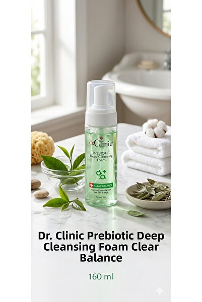 Dr. Clinic Dr.Clinic Prebiotic Facial Cleansing Foam Clear Balance 160 ml