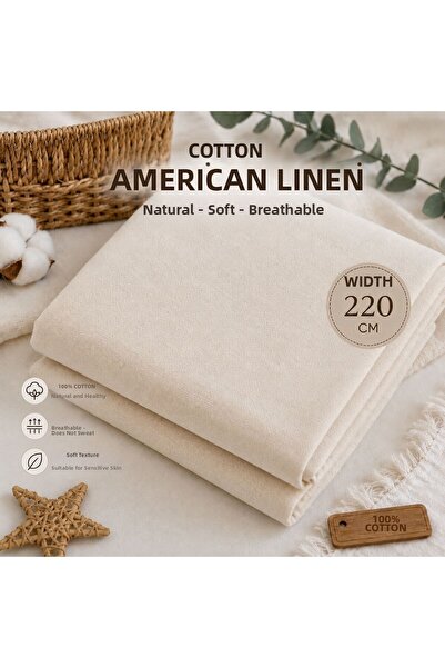 Zümra Baby American Cloth Fabric ・Raw Cloth Fabric・ Punch Fabric ・ Throw Pill...