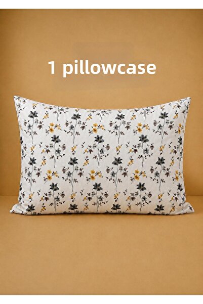 meressa home Pillowcase 1 Piece Cotton Lining 50X70 cm Liquid Proof