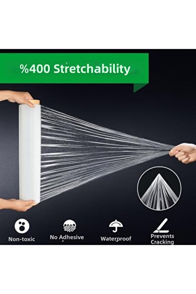 Yıldızan Terra Organik Pallet Stretch Film 17 Micron 50cm X 200 Meters 2 kg (...