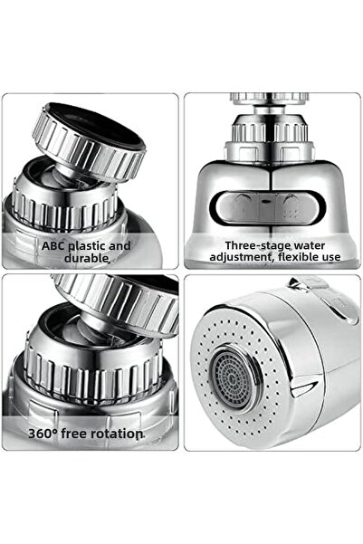 Yıldızan Terra Organic 360 °   Rotatable Faucet Spray Regulator, Faucet Aerat...