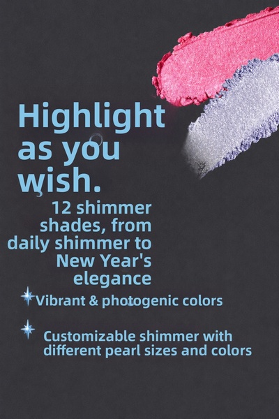 Fwee Glitz Stone Highlighter 06 Bliss Shell Shimmering Illuminator 5.6g