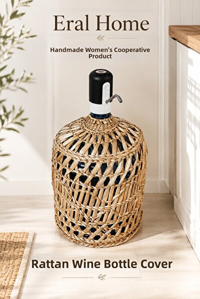 SS ERAL KOOP Decorative Bottle Cover Standard Size Handmade Natural Wicker