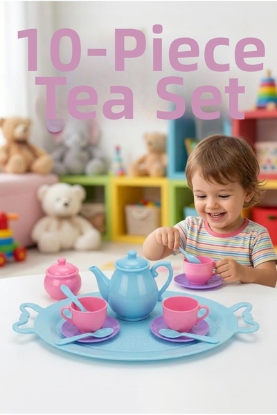 Tıfıl Toys My 10-Piece Tea Set: a Playset That Encourages Little Ones' Fun Te...