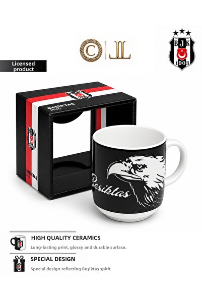 Beşiktaş New Production Licensed Ceramic Custom Design Mug with Special Box