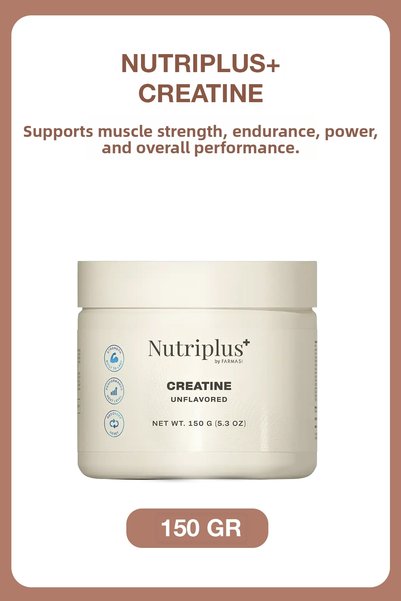 Farmasi Nutriplus+ كرياتين مونوهيدرات مسحوق كرياتين بدون نكهات لتعزيز قوة الع...