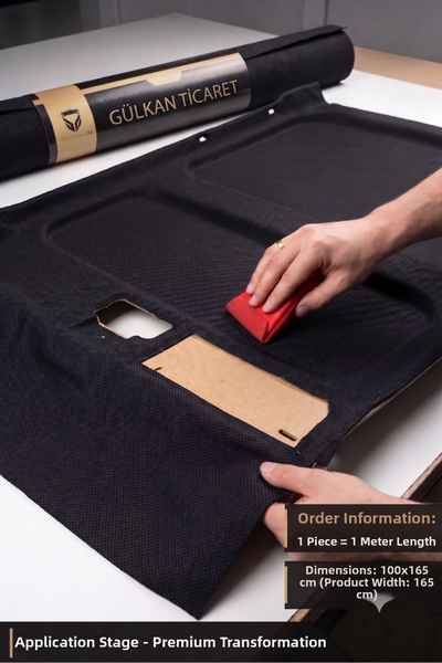 Gülkan Ticaret Car Roof Lining Fabric Premium (Black)