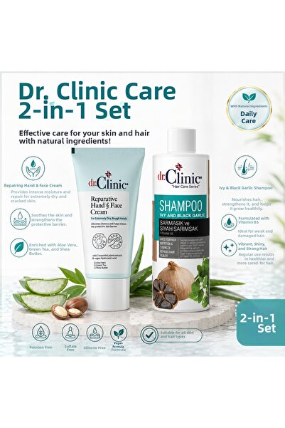 Dr. Clinic Hand Cream + Black Garlic Shampoo