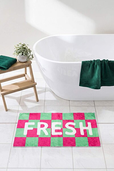 TRENDYOLMİLLA HOME Einzelne, frisch bedruckte digitale Badematte 60x100cm TPH...