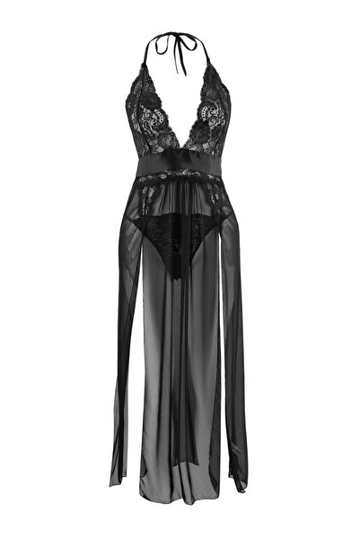 Trendyol Collection بيبي دول أسود سادة THMSS26LL00032