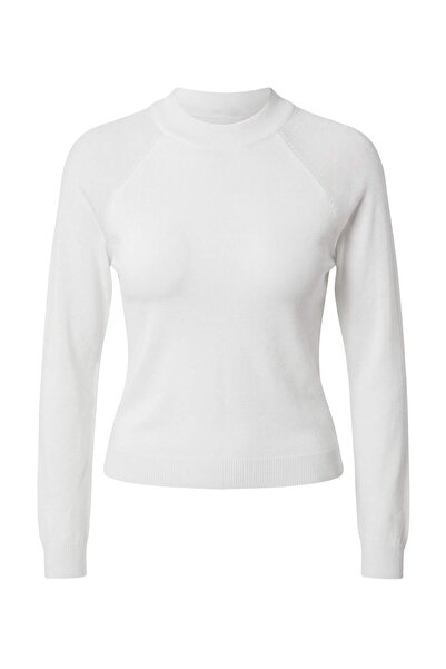 Trendyol Collection Ecru Transparent Sleeve Detailed Knitwear Sweater Twoaw27...