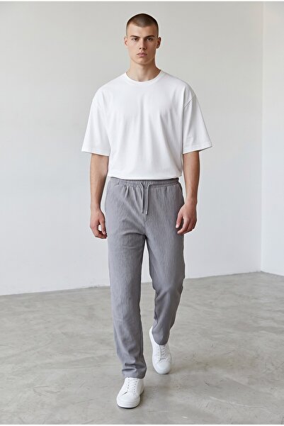 Altamira Men's Smoke Gray Twist Sweatpants