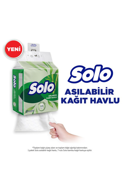 Solo Asılabilir Kağıt Havlu 1=7 12'li