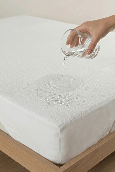 Menderes Home Συλλογή Cotton Στρώματα Κρεβατιού Αδιάβροχα Διπλά 180x200 εκ. Byz