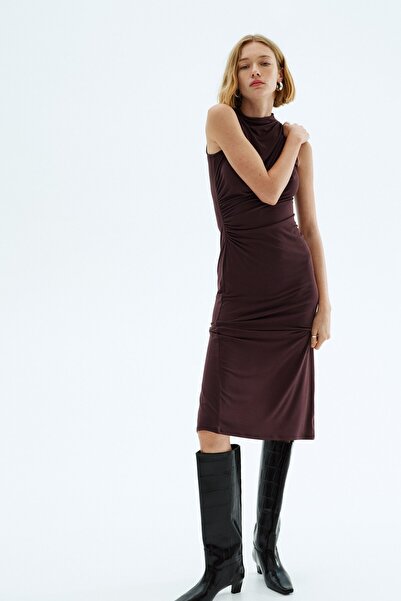 H&M Drapeli Elbise
