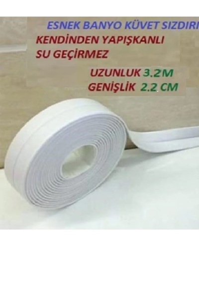 estevia Su Sızdırmaz Banyo Mutfak Lavabo Küvet İzolasyon Şerit Bant (4172) Ye...