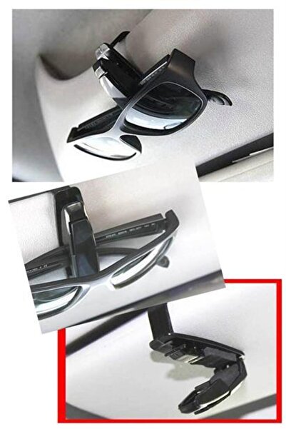 Roichil In-Car Latched Sunglasses Business Card Holder Clip Apparatus