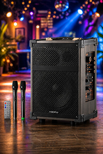 Blackbird Game Center Hepu Hp-976 Partybox Bluetooth Hoparlör 8 Woofer 40W Gü...