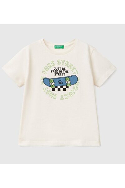 United Colors of Benetton Boys' 3I1Xg10Ij Benetton T-Shirt Gkb0054