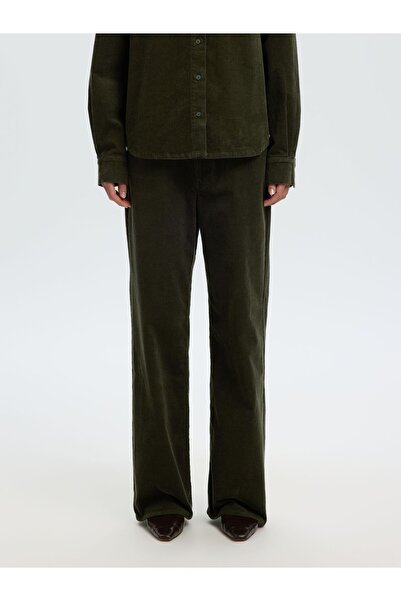 SELECTED Corduroy trousers Wide Fit