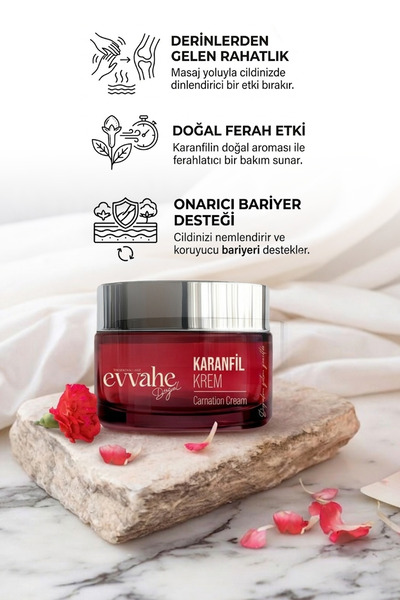 EVVAHE DOĞAL Karanfil Krem (40ml)