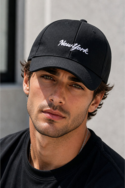 Zeramine 2024 Șapcă de baseball unisex neagră cu broderie New York – Șapcă sp...