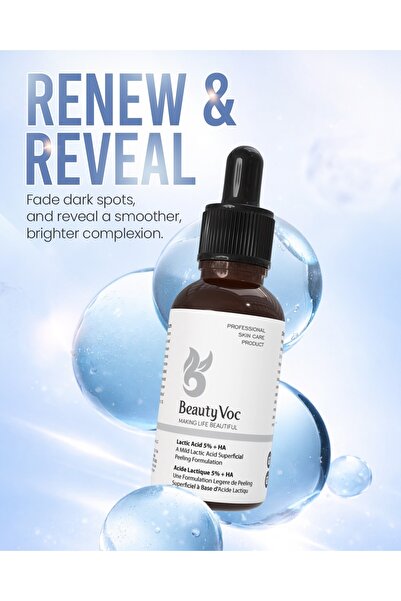Beauty Voc سيروم حمض اللاكتيك 5% مع حمض الهيالورونيك