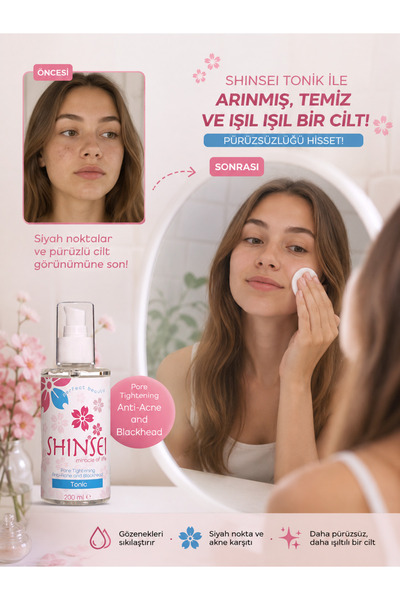 Gözenek Sıkılaştırıcı Tonik – Siyah Nokta Karşıtı