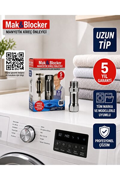 Mak & Blocker Manyetik Kireç Önleyici Pro Tüm Çamaşır Ve Bulaşık Makineleri