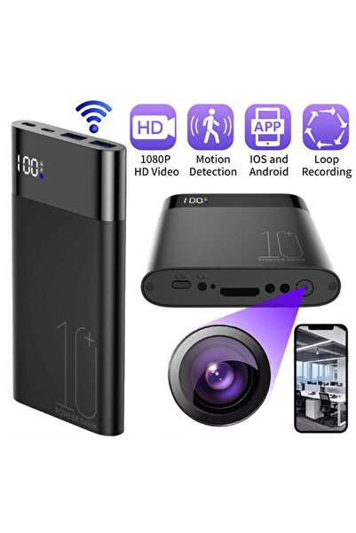 intermax Powerbank kamera 1080P HD Kamera Wİ-Fİ 4K