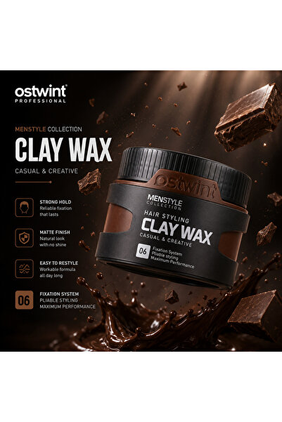 Ostwint 06 Ceară de păr cu argilă mată - 150 ml