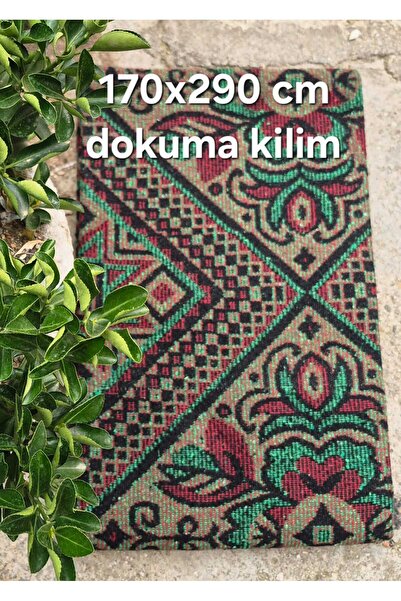 aktartekstil 5m2 Makine Dokuması Yağlı Kalın Kilim (eskitme) sıfır ürün 175X2...