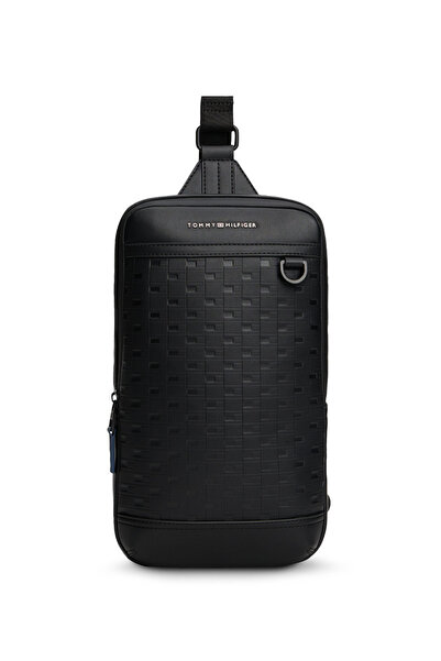 Tommy Hilfiger Siyah Erkek Postacı Çantası TH MODERN SLINGPACK