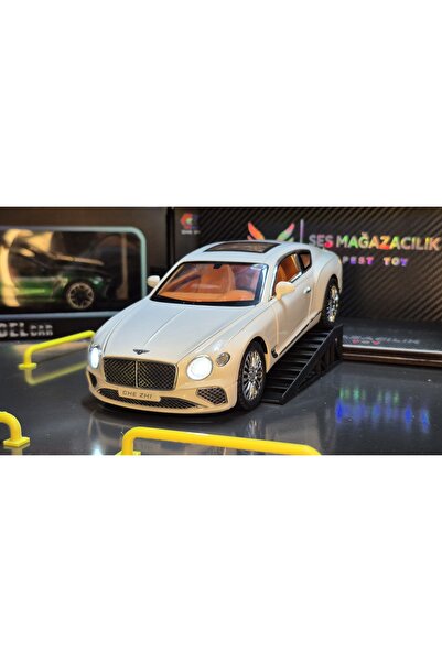 shop Bentl ey Diecast 1.24 Ölçek Koleksiyon Maket Model Araba Sesli Işıklı Beyaz