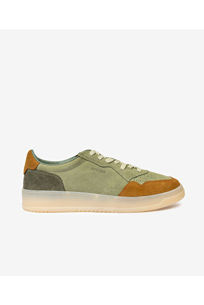 Greyder Erkek Taba Yeşil Hakiki Deri Sneaker Ayakkabı 4Y1SA62609