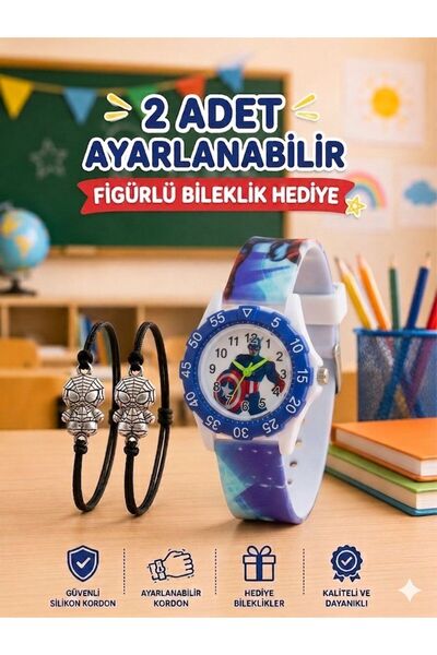 Eylemboutique 1 Atm Su Geçirmez Kız / Erkek Çocuk Kol Saati - Yumuşak Silikon...